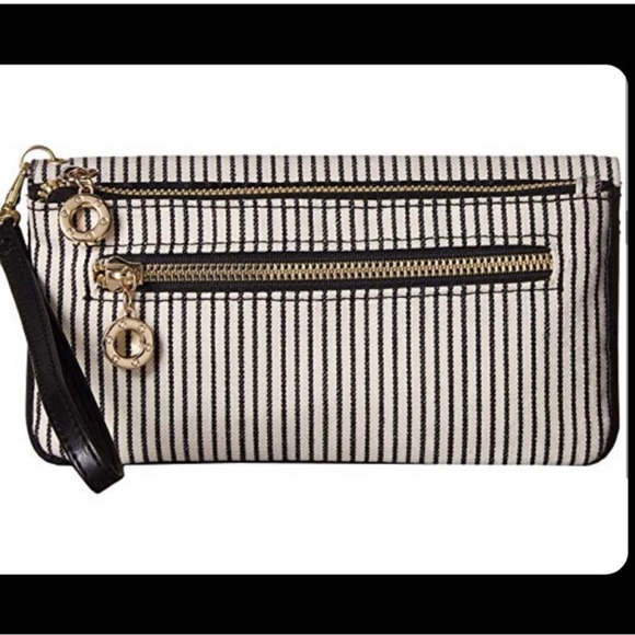 Stella & Max Black & White Striped Wallet NWT - Picture 5 of 8